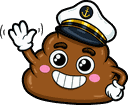 The Craptain waving hello